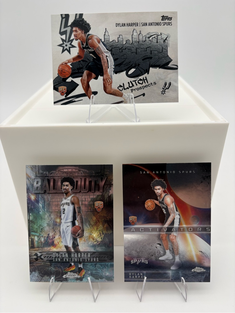 Topps Dylan Harper Spurs 3-Card Rookie Lot 🔥 Inserts 🔥